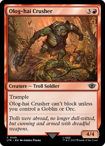 Olog-Hai Crusher (LTR-140)  - The Lord of the Rings: Tales of Middle-earth