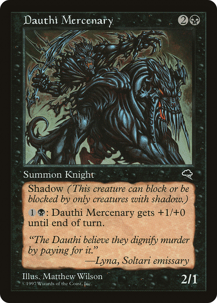 Dauthi Mercenary (TMP-124)  - Tempest