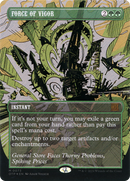 Force of Vigor (Textured Foil) (OTP-073)  Foil - Breaking News (Borderless)