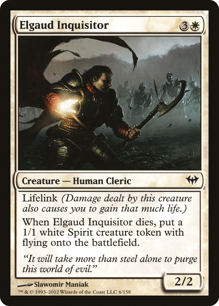 Elgaud Inquisitor (DKA-006)  Foil - Dark Ascension
