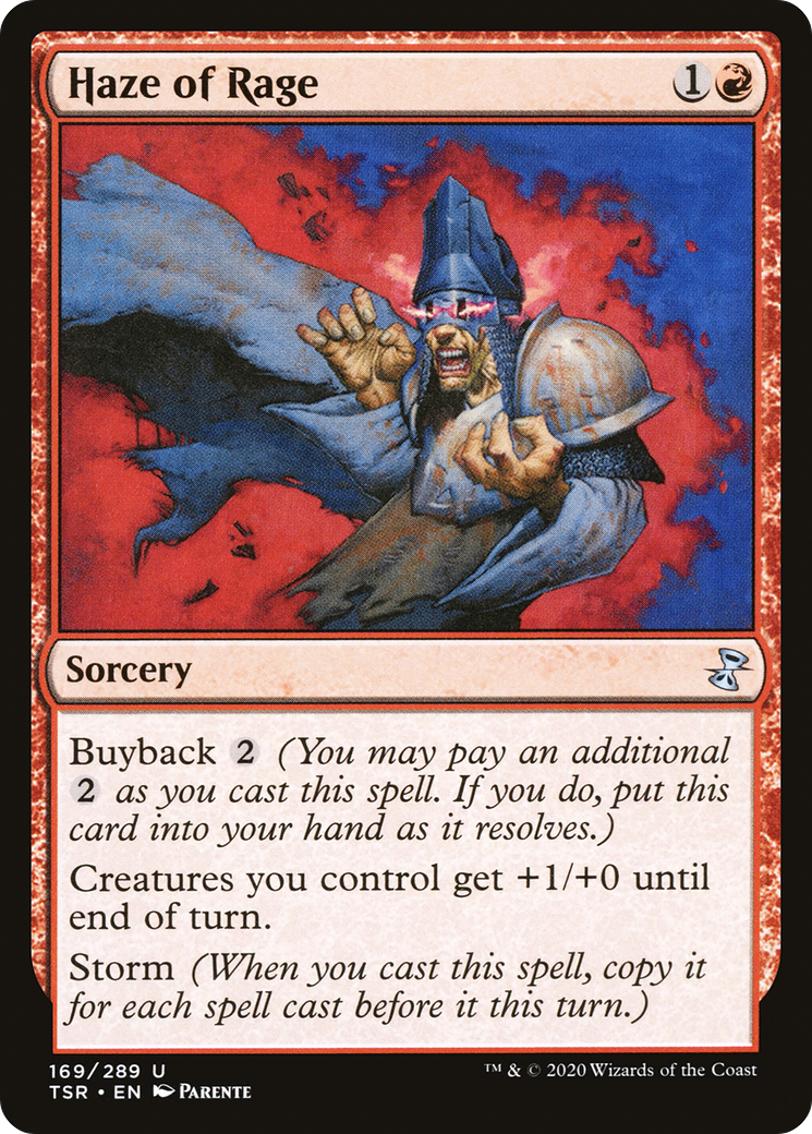 Haze of Rage (TSR-169)  Foil - Time Spiral Remastered