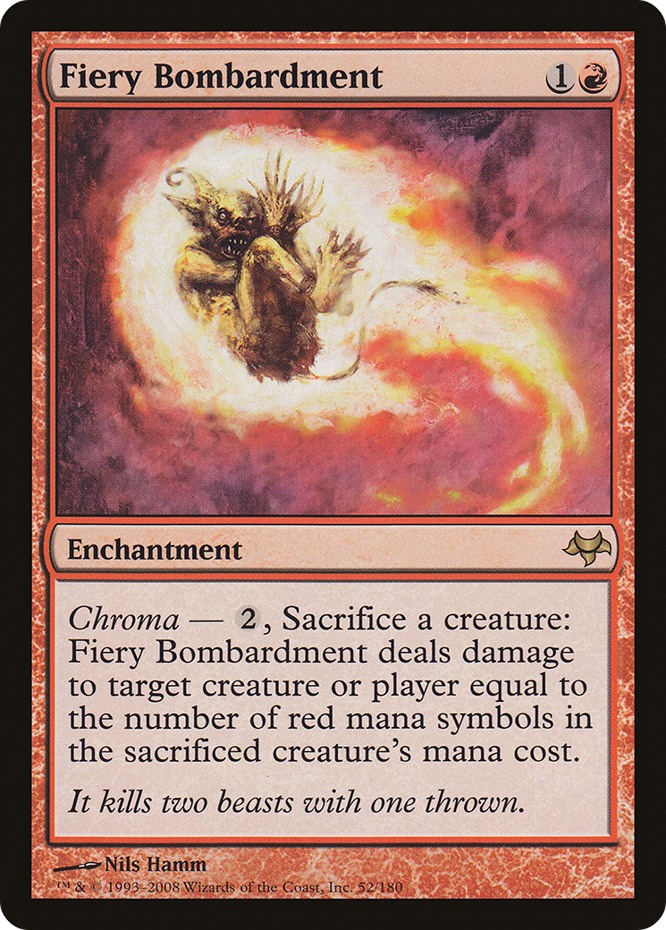 Fiery Bombardment (EVE-052)  - Eventide