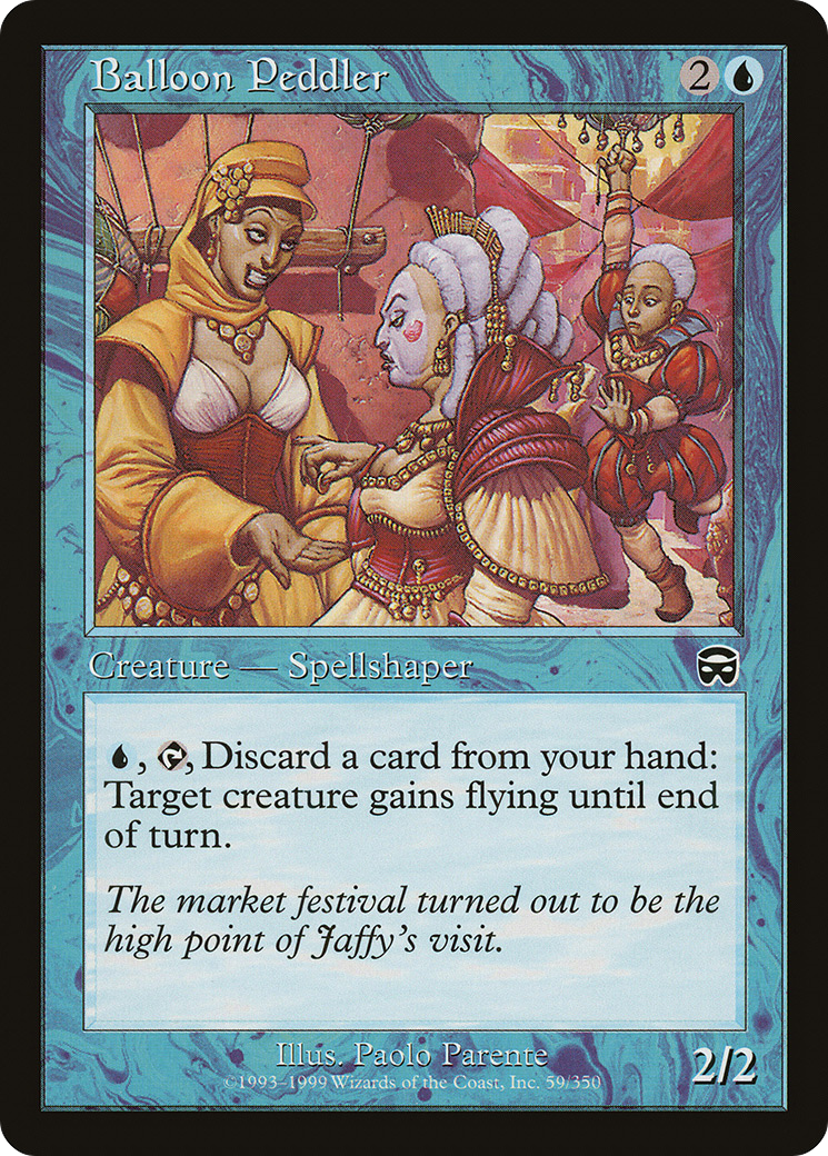 Balloon Peddler (MMQ-059)  Foil - Mercadian Masques