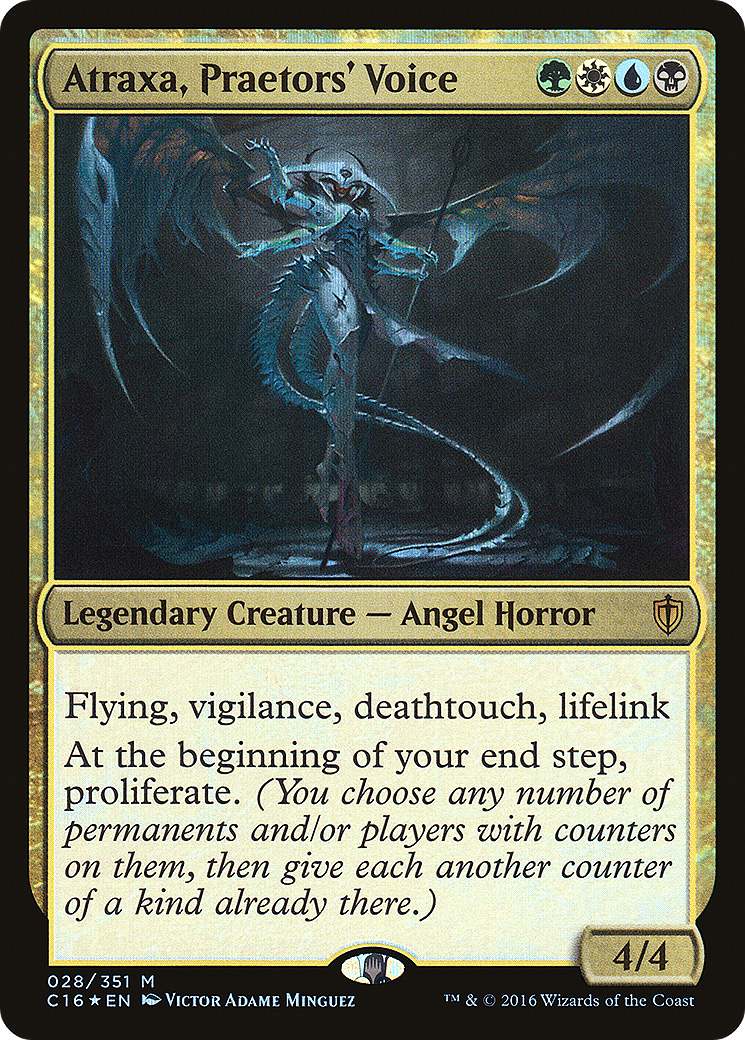 Atraxa, Praetors' Voice (C16-028)  Foil - Commander 2016