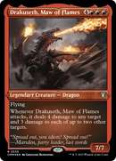 Drakuseth, Maw of Flames (CMM-535)  Etched Foil - Commander Masters