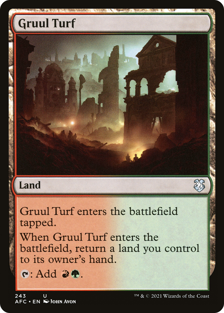 Gruul Turf (AFC-243) - Adventures in the Forgotten Realms Commander