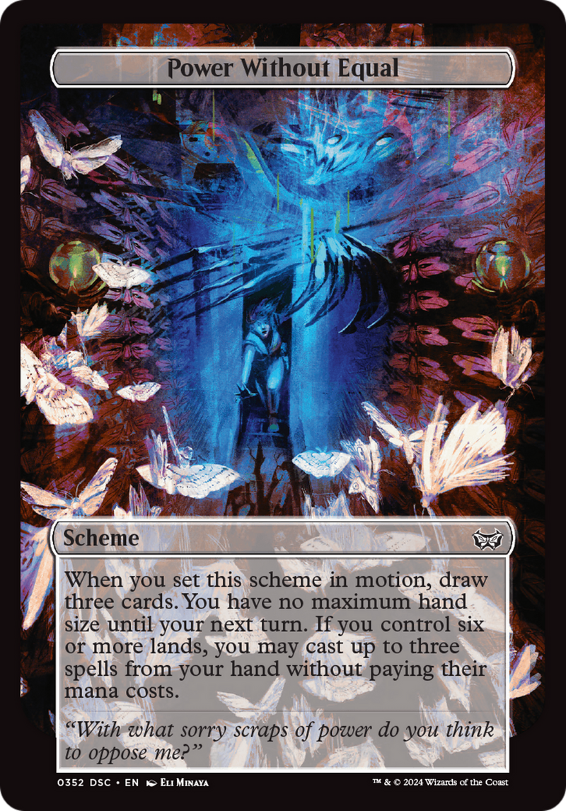 Power Without Equal (Full Art) (A:DSC-352)  - Duskmourn: House of Horror Commander