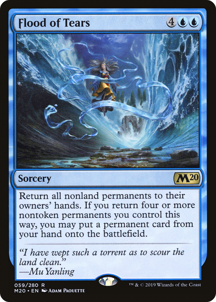 Flood of Tears (M20-059)  Foil - Core Set 2020