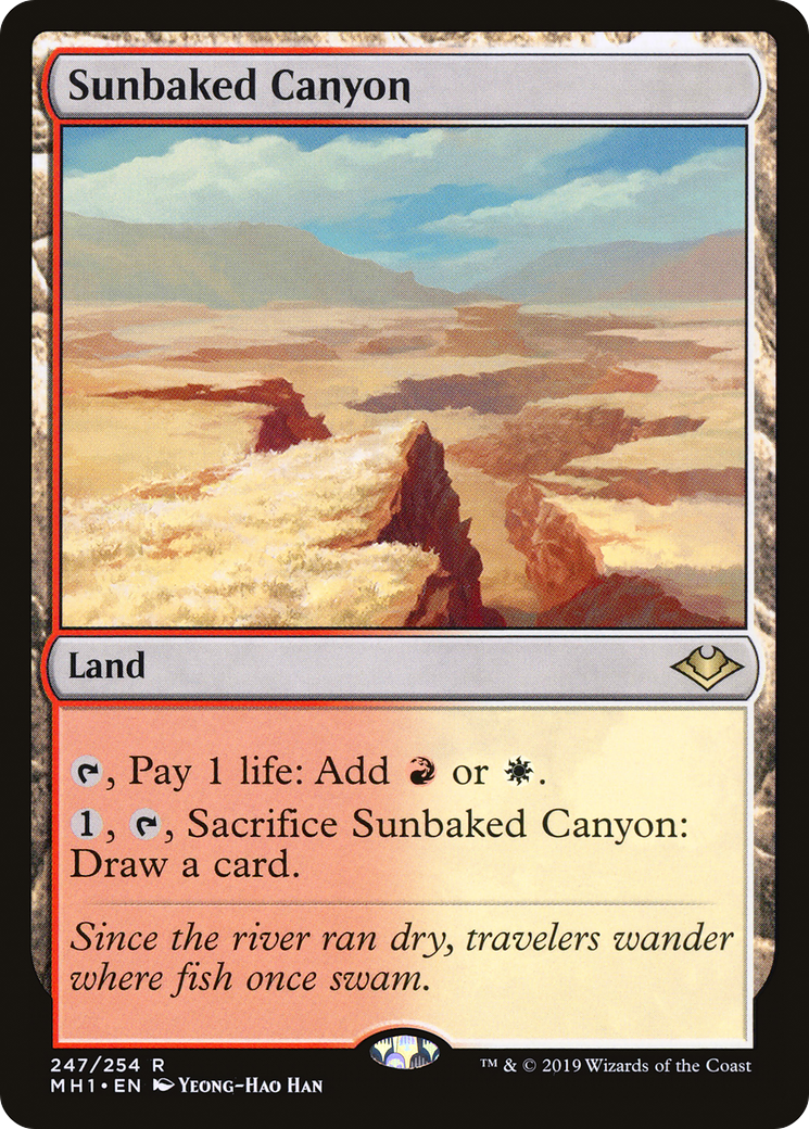 Sunbaked Canyon (MH1-247)  - Modern Horizons