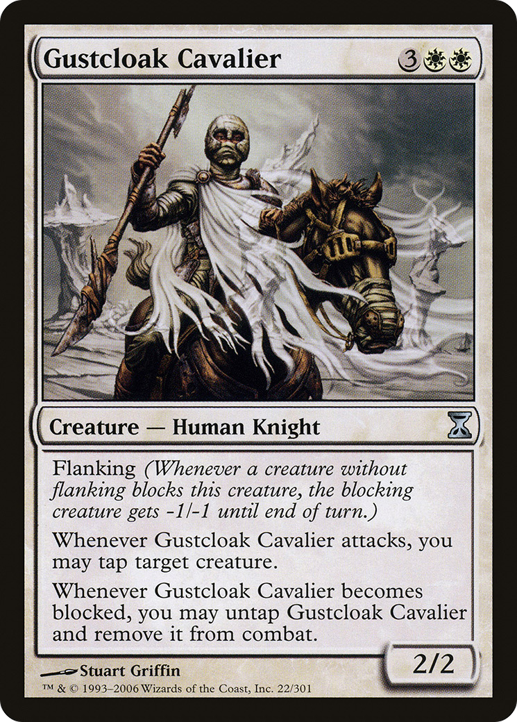 Gustcloak Cavalier (TSP-022) - Time Spiral Foil