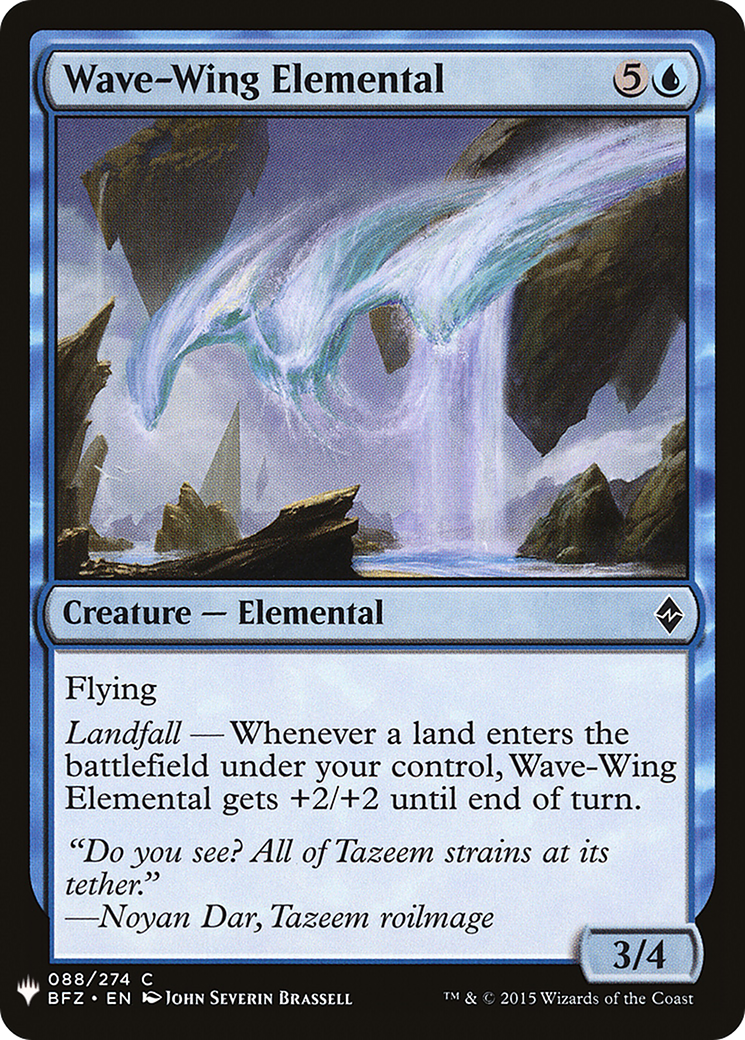 Wave-Wing Elemental (LIST-BFZ-88)  - The List