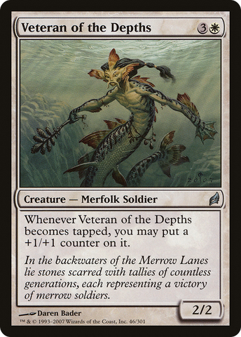 Veteran of the Depths (LRW-046)  Foil - Lorwyn