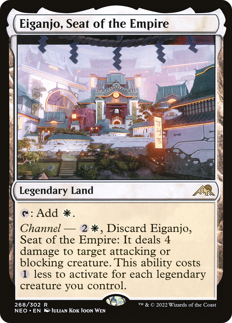 Eiganjo, Seat of the Empire (NEO-268)  - Kamigawa: Neon Dynasty