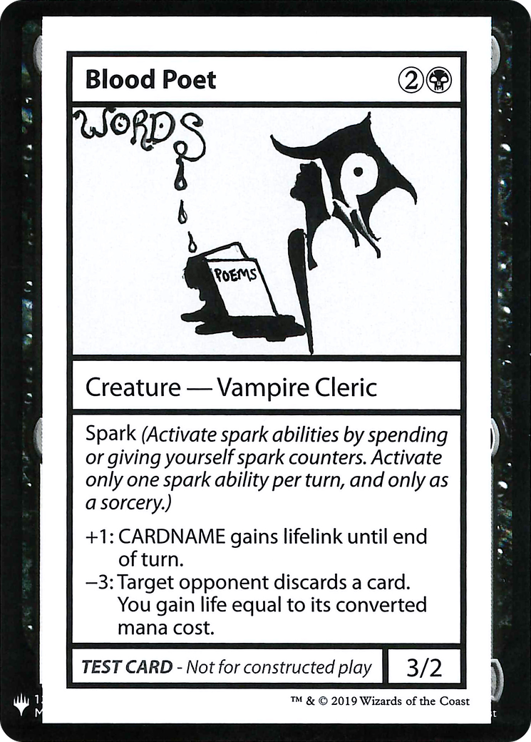 Blood Poet [Mystery Booster Playtest Cards]