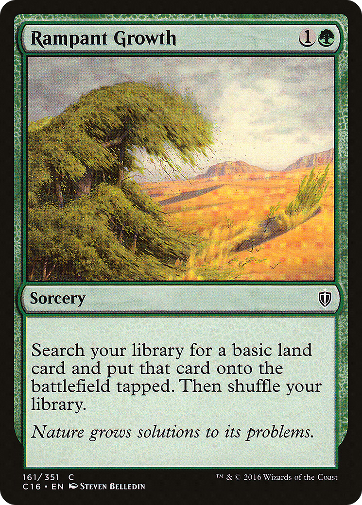 Rampant Growth (C16-161)  - Commander 2016