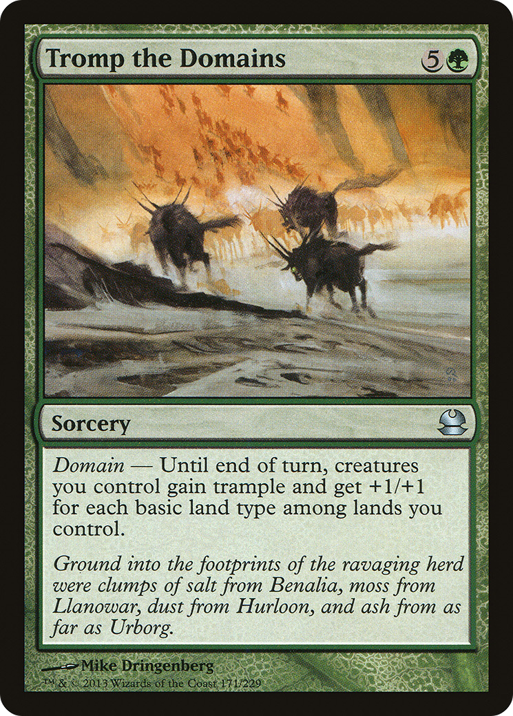 Tromp the Domains (MMA-171)  Foil - Modern Masters