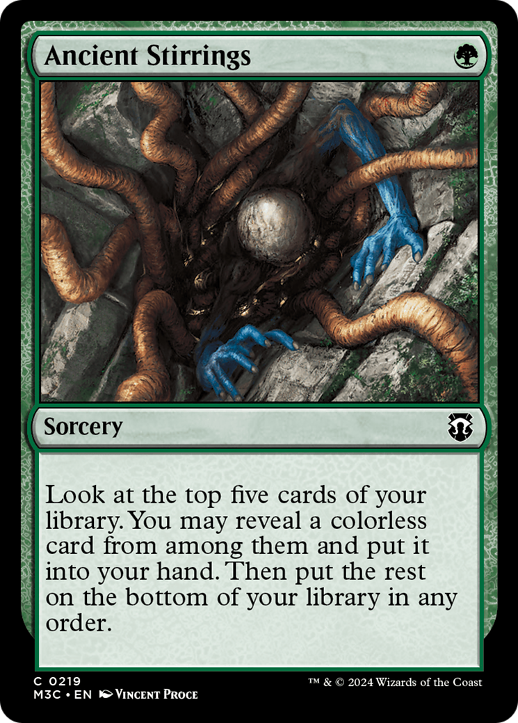 Ancient Stirrings (M3C-219)  - Modern Horizons 3 Commander