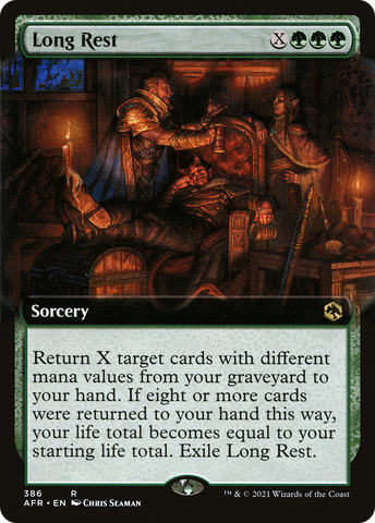 Long Rest (Extended Art) (AFR-386)  - Adventures in the Forgotten Realms: (Extended Art)