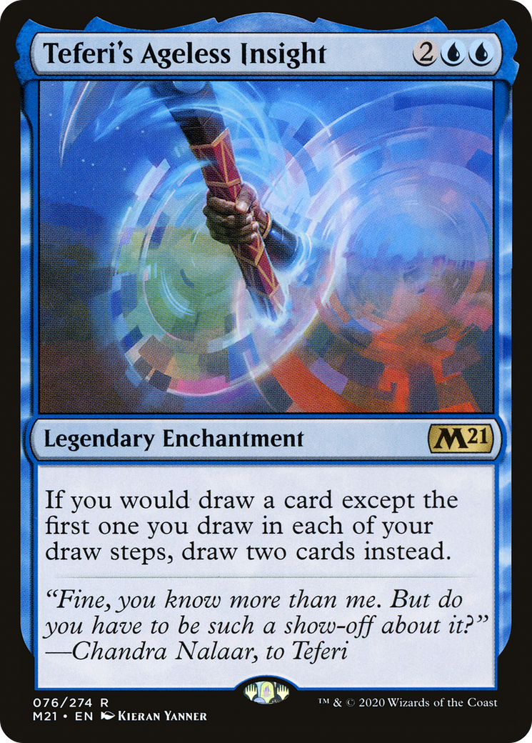 Teferi's Ageless Insight (M21-076)  - Core Set 2021