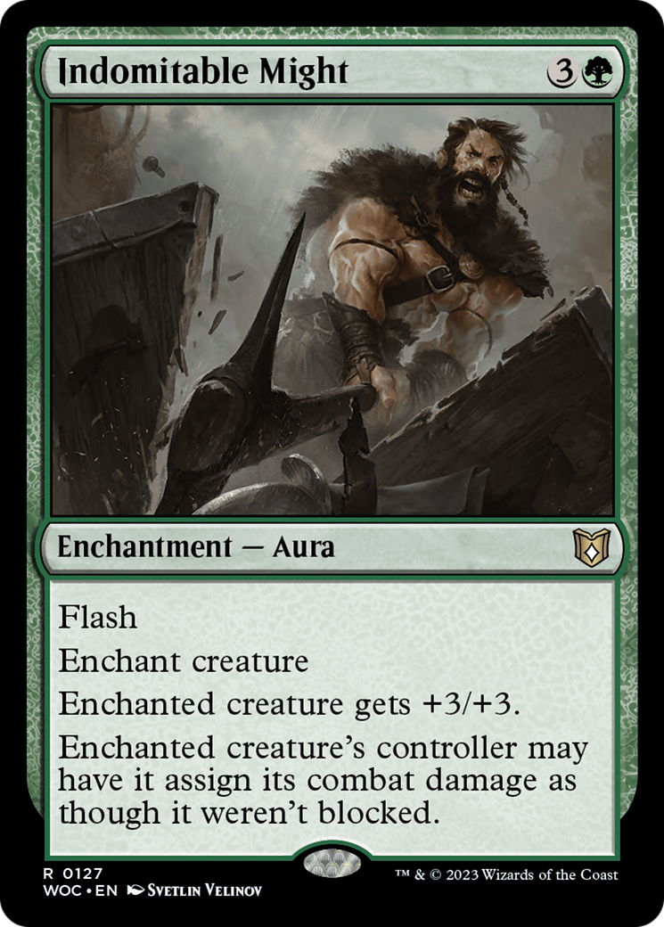 Indomitable Might (WOC-127)  - Wilds of Eldraine Commander