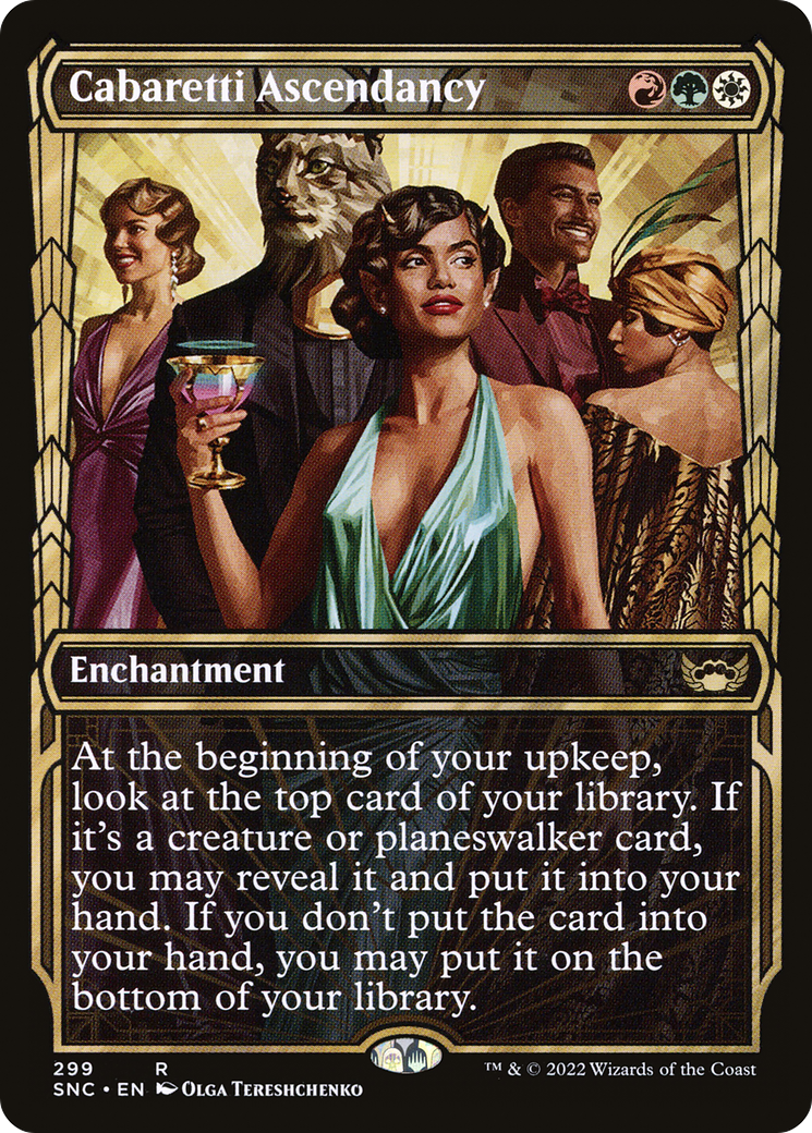 Cabaretti Ascendancy (Showcase) (SNC-299) - Streets of New Capenna: (Showcase) Foil