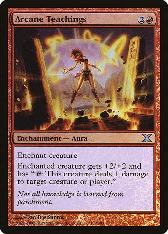 Arcane Teachings (10E-188★)  Foil - Tenth Edition
