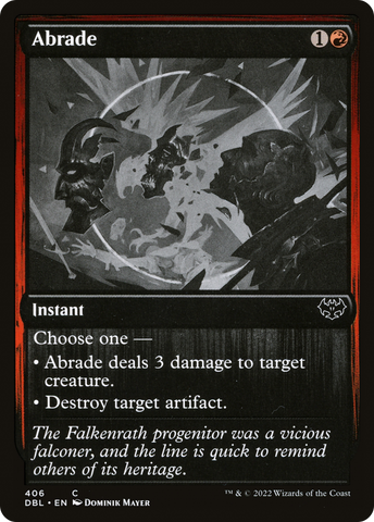 Abrade (DBL-406)  Foil - Innistrad: Double Feature