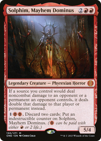 Solphim, Mayhem Dominus (ONE-150)  - Phyrexia: All Will Be One
