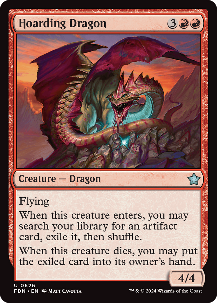 Hoarding Dragon (FDN-626)  - Foundations