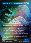 Serpent of Yawning Depths (Rainbow Foil) (SLD-1489)  Foil - Secret Lair Drop (Borderless)