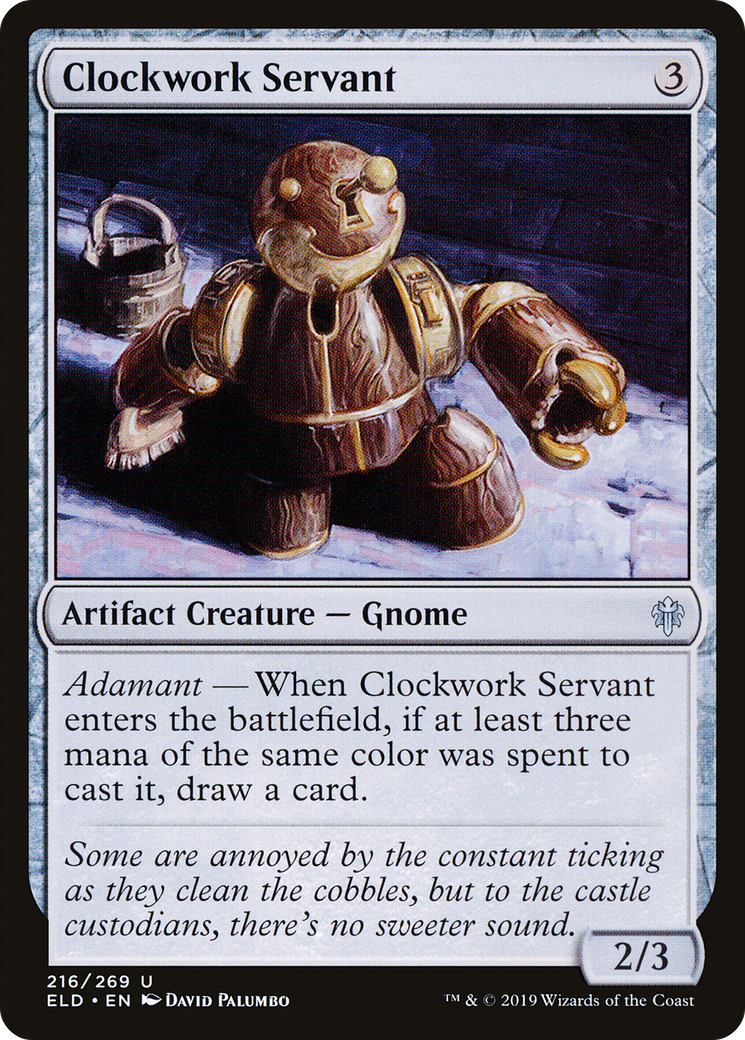Clockwork Servant (ELD-216)  Foil - Throne of Eldraine