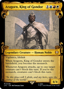 Aragorn, King of Gondor (Showcase Scrolls) (LTC-448)  - Tales of Middle-earth Commander: (Showcase)