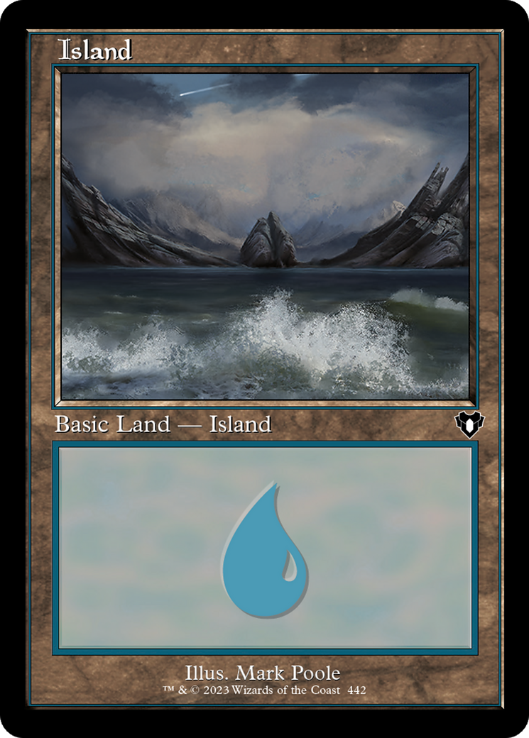 Island (442) (Retro Frame) (CMM-442)  - Commander Masters