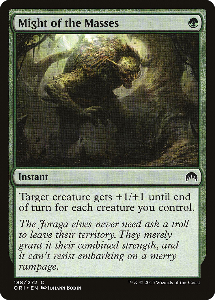 Might of the Masses (ORI-188)  - Magic Origins