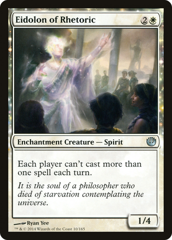 Eidolon of Rhetoric (JOU-010)  Foil - Journey into Nyx: (enchantment)