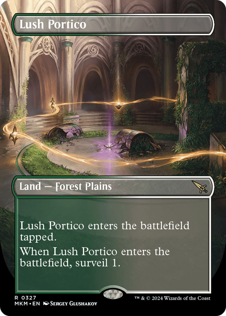 Lush Portico (Borderless) (MKM-327)  Foil - Murders at Karlov Manor
