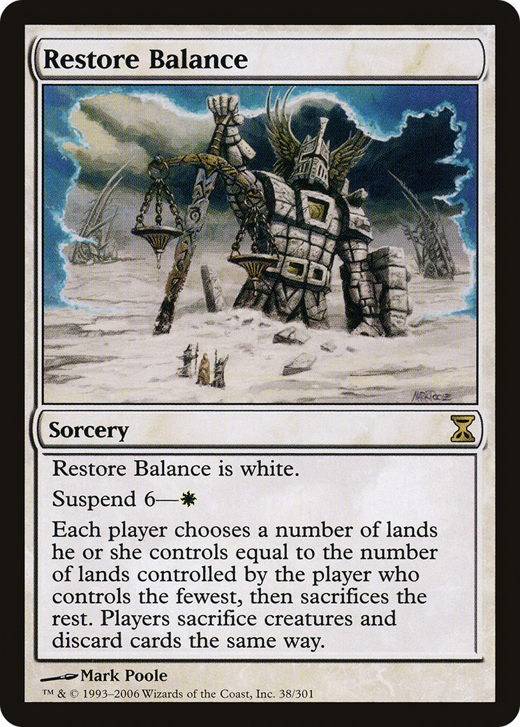Restore Balance (TSP-038)  Foil - Time Spiral