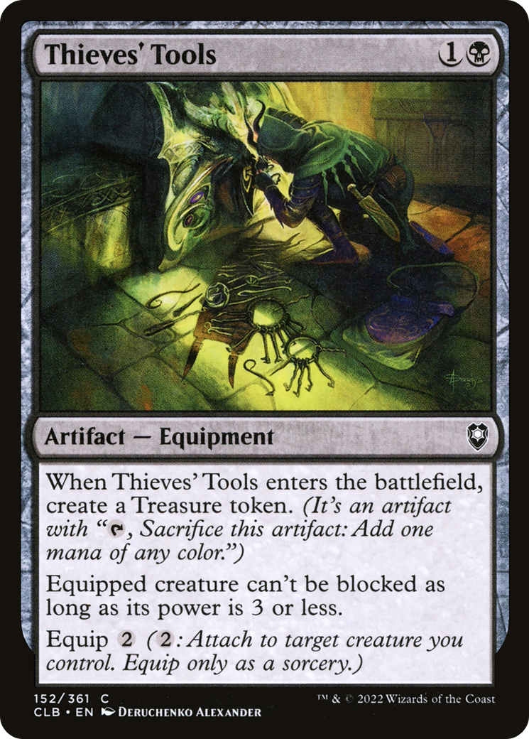 Thieves' Tools (CLB-152)  - Commander Legends: Battle for Baldur's Gate