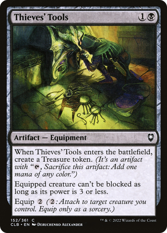 Thieves' Tools (CLB-152)  - Commander Legends: Battle for Baldur's Gate