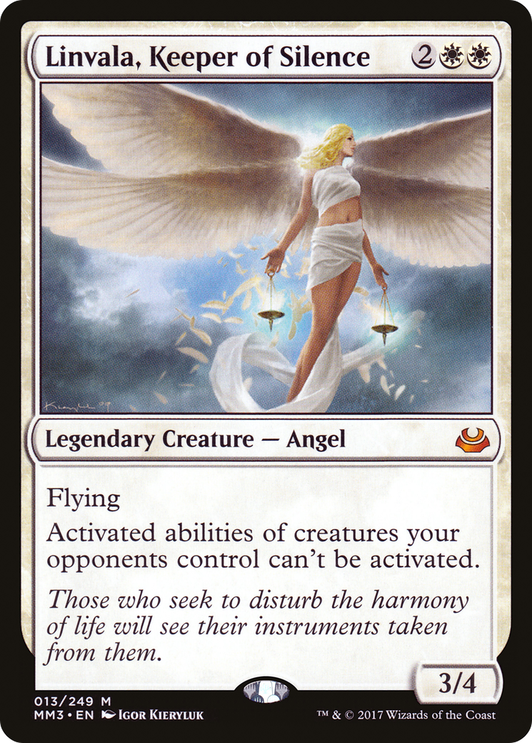 Linvala, Keeper of Silence (MM3-013)  - Modern Masters 2017