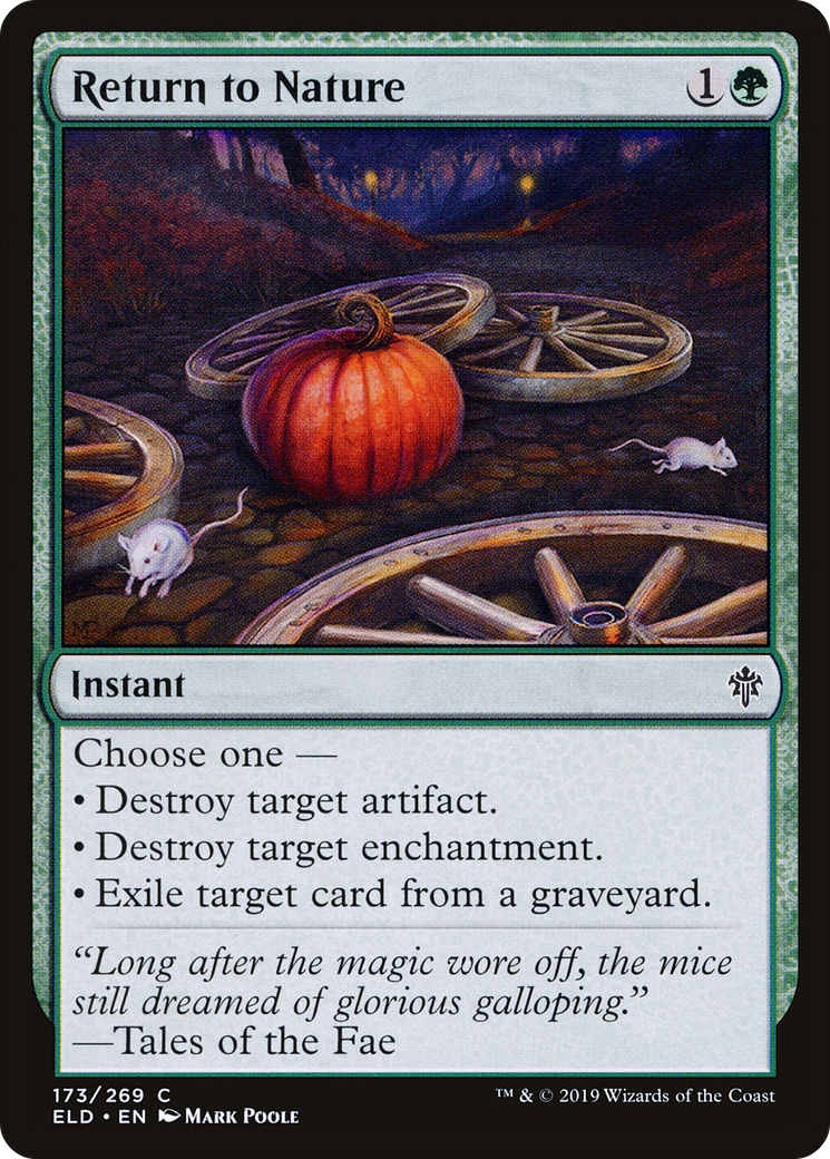 Return to Nature (ELD-173)  - Throne of Eldraine