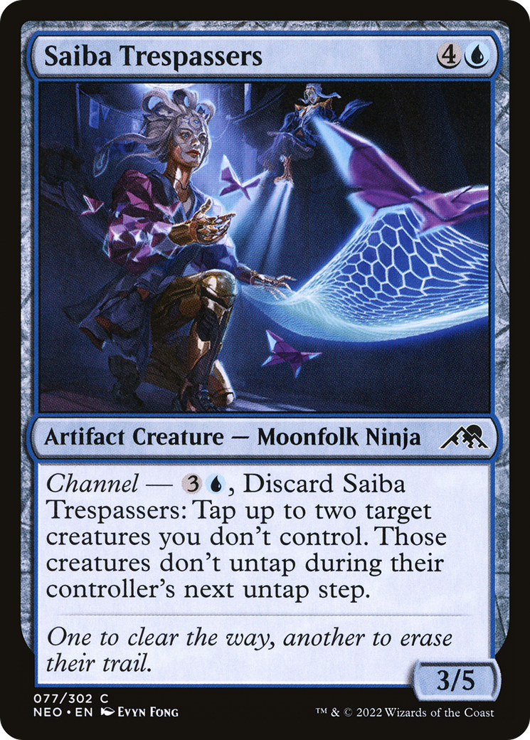 Saiba Trespassers (NEO-077)  - Kamigawa: Neon Dynasty