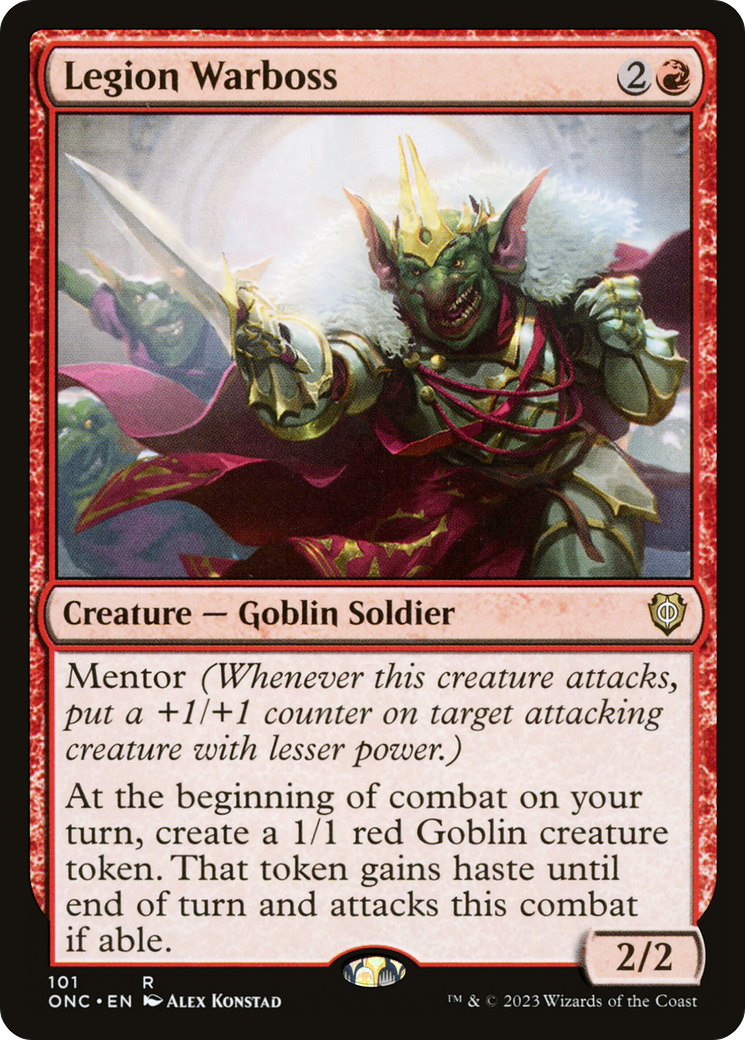 Legion Warboss (ONC-101)  - Phyrexia: All Will Be One Commander