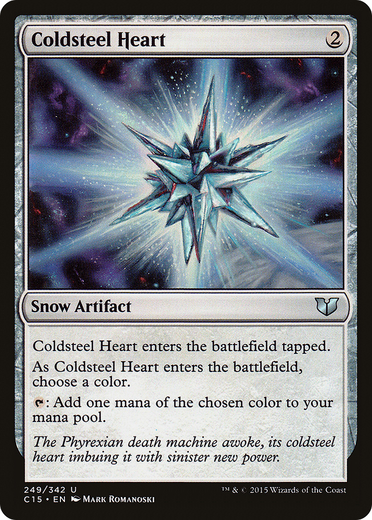 Coldsteel Heart (C15-249)  - Commander 2015