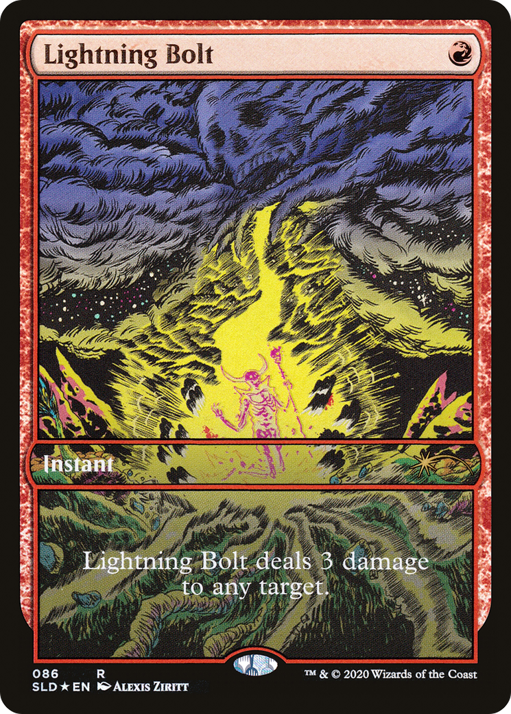 Lightning Bolt (086) (SLD-086)  Foil - Secret Lair Drop