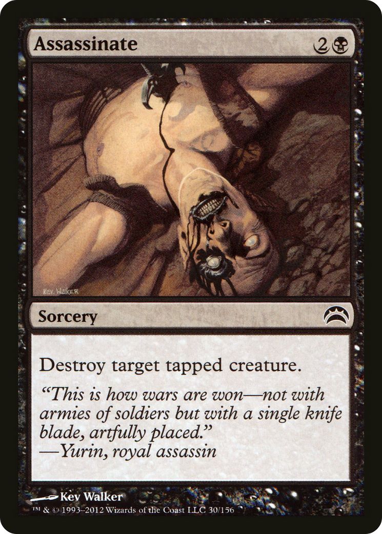 Assassinate (PC2-030)  Foil - Planechase 2012