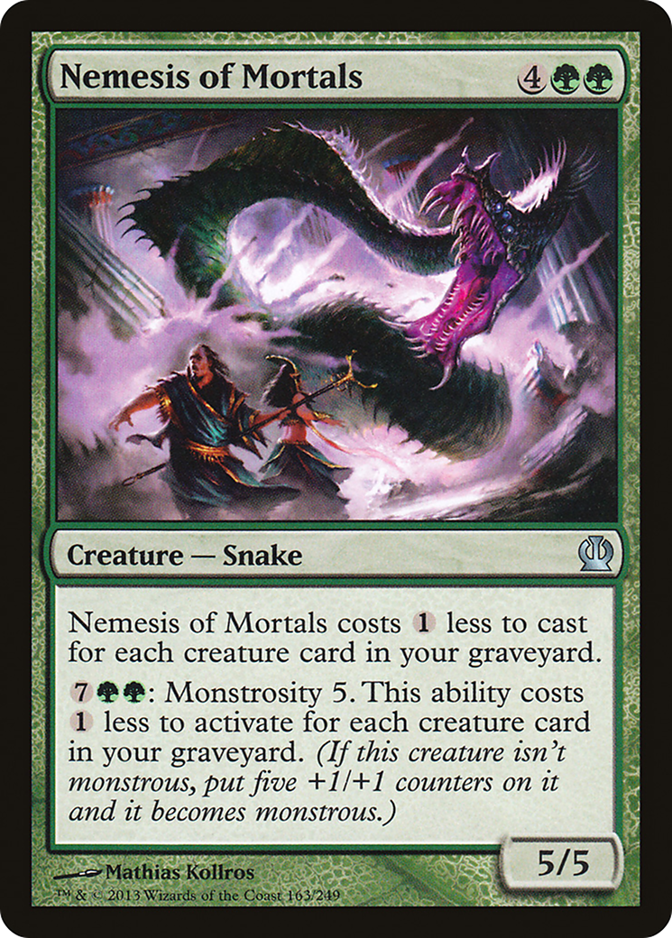 Nemesis of Mortals (THS-163)  - Theros