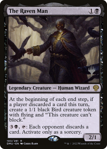 The Raven Man (PPDMU-103) - Dominaria United Promos Foil