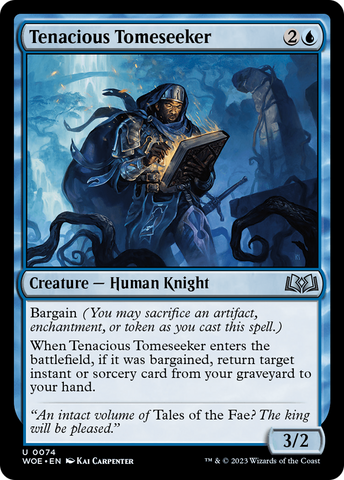 Tenacious Tomeseeker (WOE-074)  Foil - Wilds of Eldraine