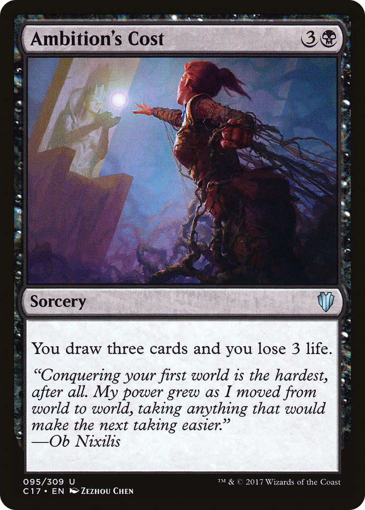 Ambition's Cost (C17-095)  - Commander 2017